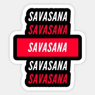 Savasana Sticker